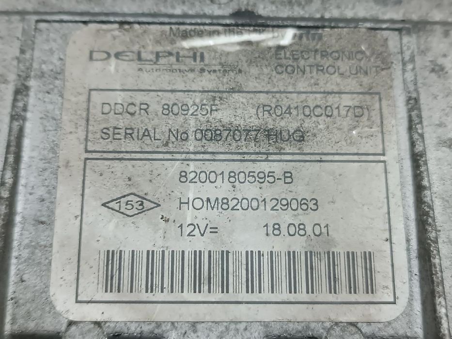 Centralina de Motor - RENAULT Clio II (BB_, CB_) | 98 -