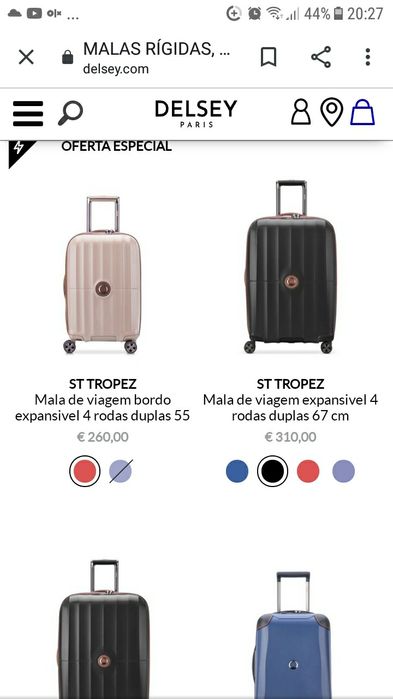 Trolley rigido de viagem da (marca delsey)