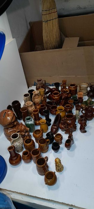 Kolekcja ceramiki z lat 60 większość to antyki 63 szt.