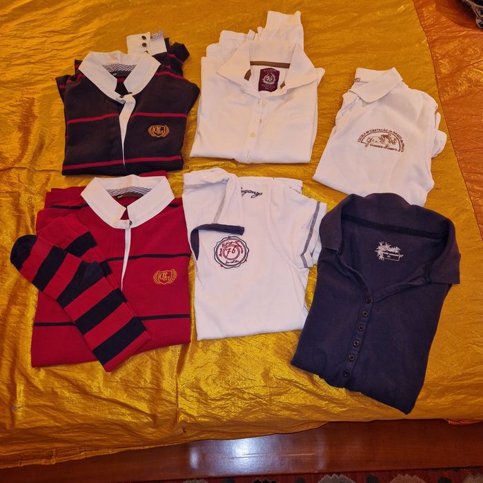 Polos equitacao novos menina