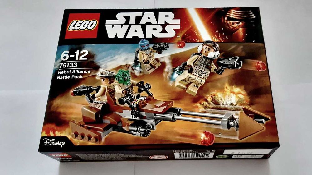 Lego Star Wars Battlefront 75133 Rebel Alliance Battle Pack selado