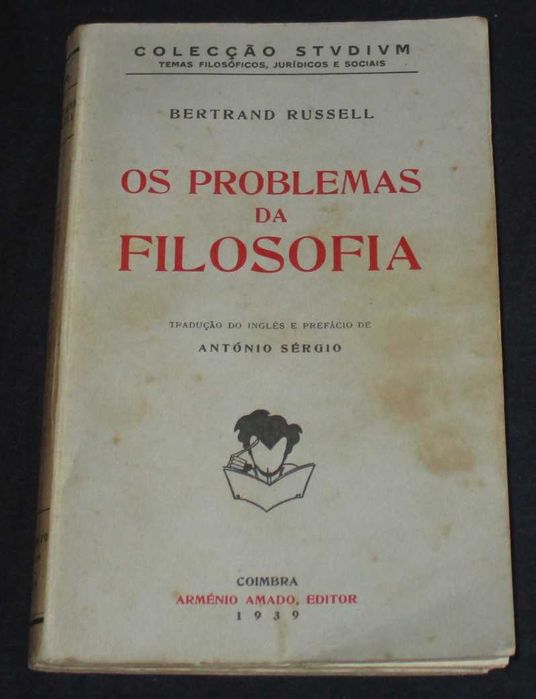 Livro Os Problemas da Filosofia Bertrand Russell 1939