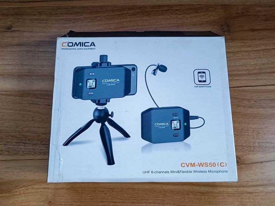 Бездротова петлична радіосистема для смартфона Comica CVM-WS50 C