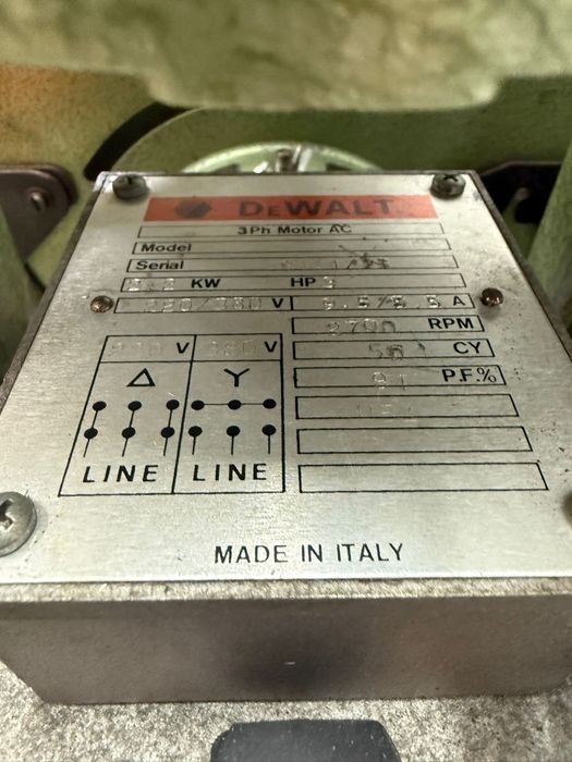 DeWalt DW8003 Piła radialna ramieniowa 2,2 kW 400V – profesjonalna