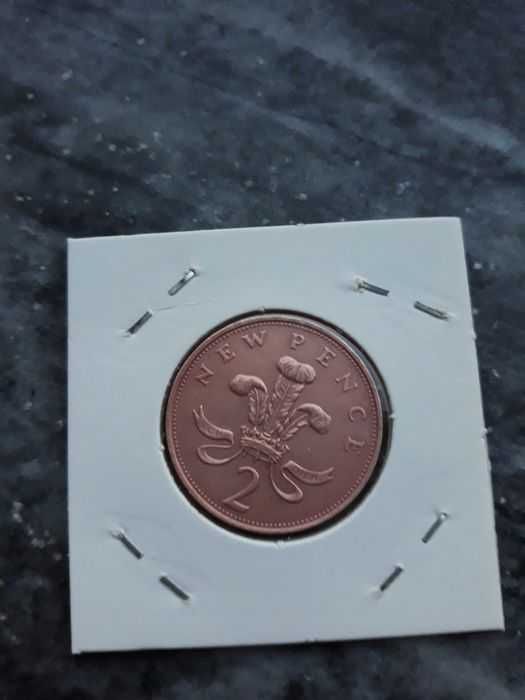moeda de 1971  2 p british ElizABETH 2 COIN