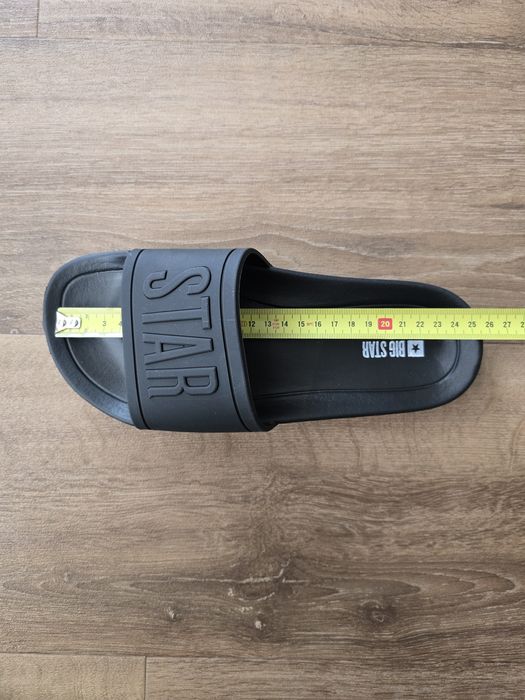 BIG Star Klapki Dom Basen Plaża Unisex Rozmiar Eu: 41 Czarne