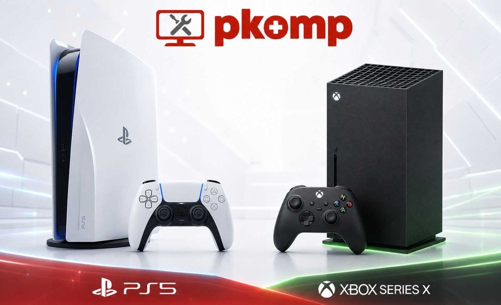 Naprawa konsol Białystok - PS4, PS5, Xbox One, Xbox X, Nintendo PKOMP