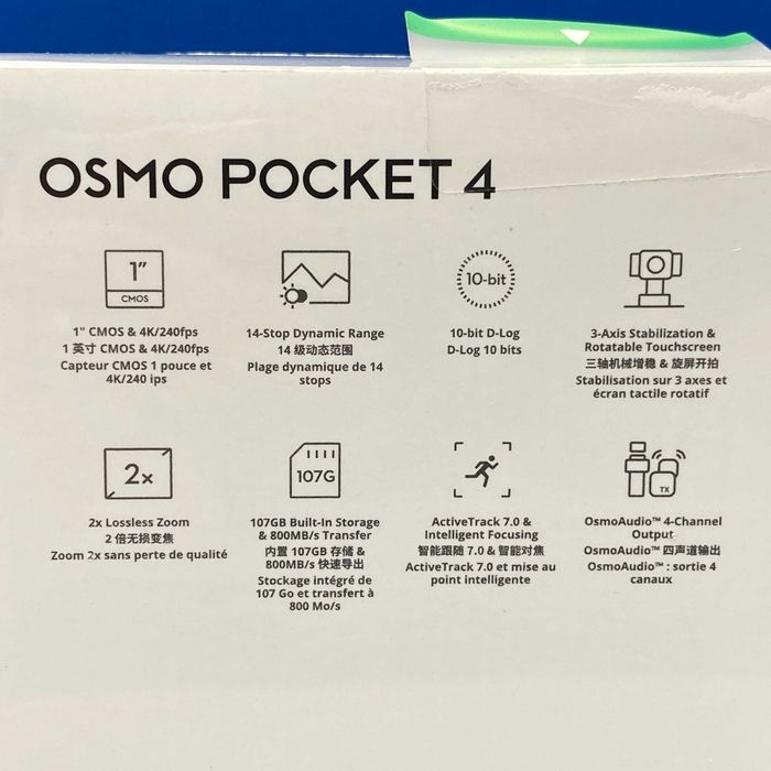 DJI Osmo Pocket 4 | Standard Combo | SELADO | 3 ANOS DE GARANTIA