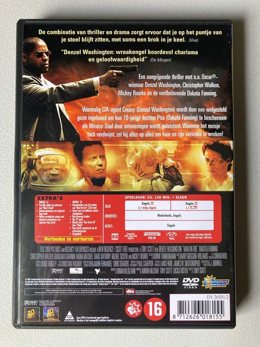 [DVD] Man On Fire