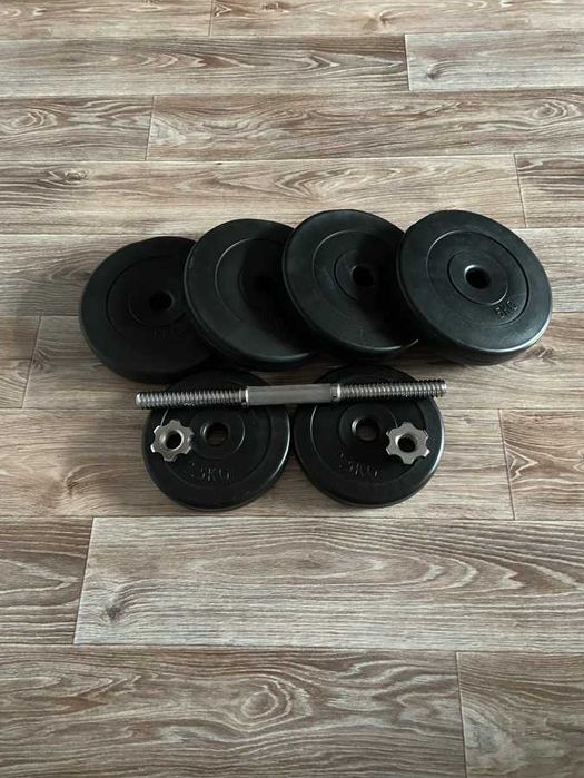 Гантелі розбірні 2 по 28 кг гантели разборные композитные 28 кг