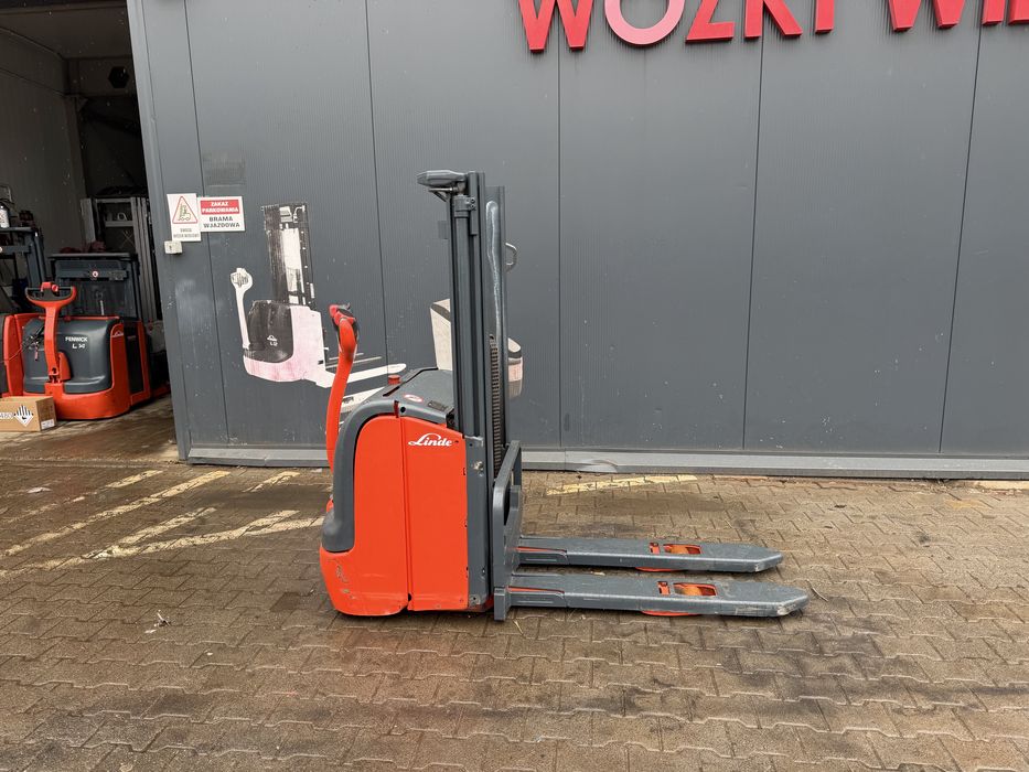 Paleciak elektryczny Linde UDT 1400 kg 240 cm wózek Linde L 14 widlak