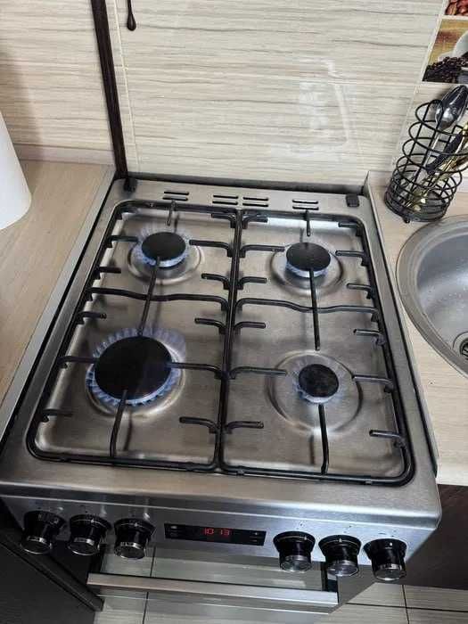 Газова плита Beko FSM62332DXDS з нержавійки! Великий вибір!