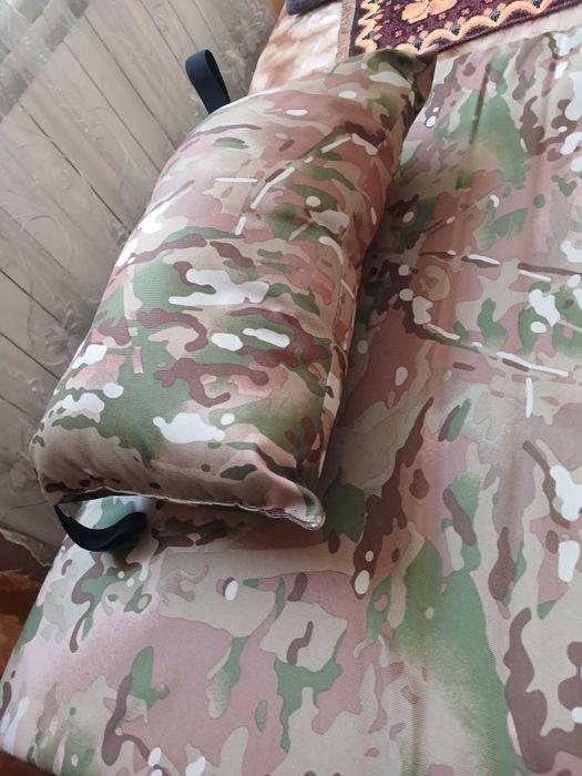 Посилена розкладачка до 200 кг, НОВА, з матрасом та подушкою