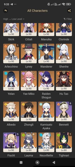 Акаунт в геншині