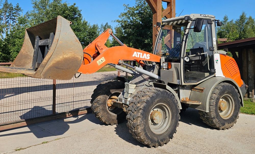 Ładowarka Atlas AR60 2013R 4500h nowe opony łyżka widły stan idealny - przegubowa ORYGINAŁ