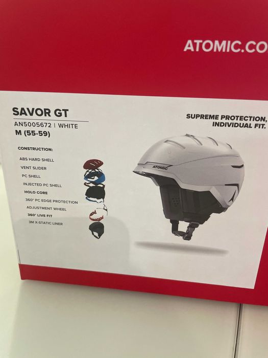 Capacete de Ski Atomic Savor GT – Novo (Nunca Usado)