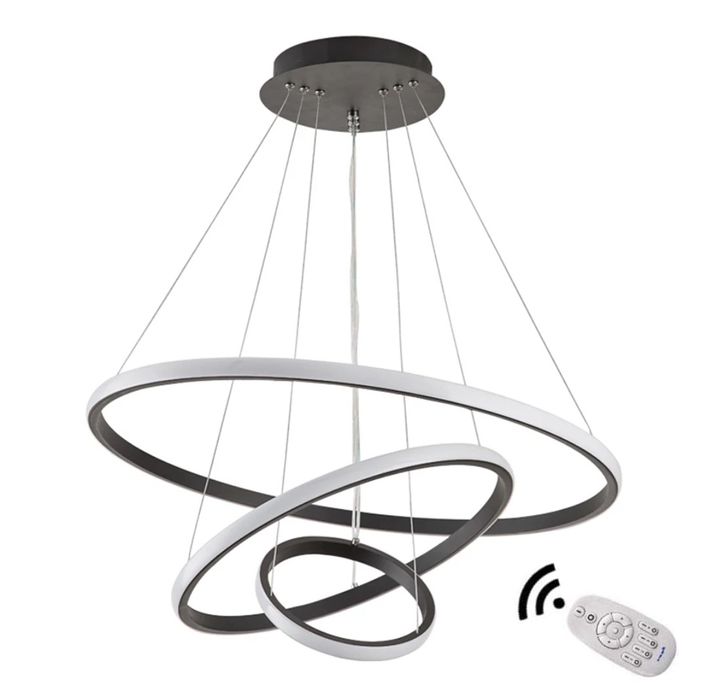 Lampa wisząca ring 20/40/60cm żyrandol LED 120 W
