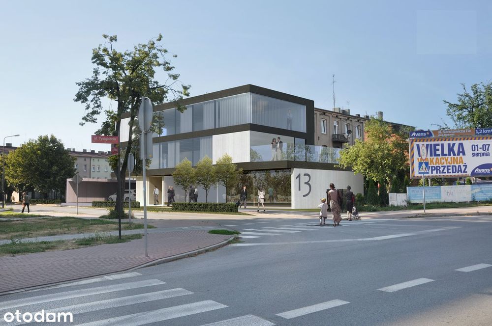 Działka z Wz - budynek mieszkalno-usługowy - Widok 2