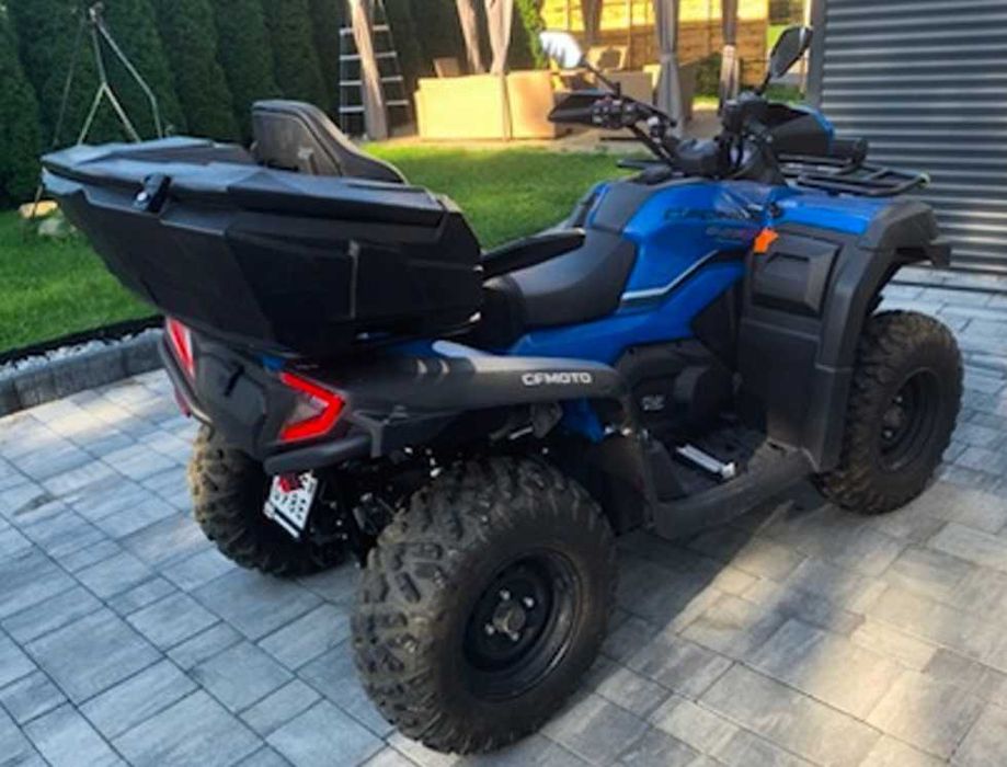 Kufer box ARWIC tył tylny 95L + zamek UNIWERSALNY QUAD ATV Z OPARCIEM