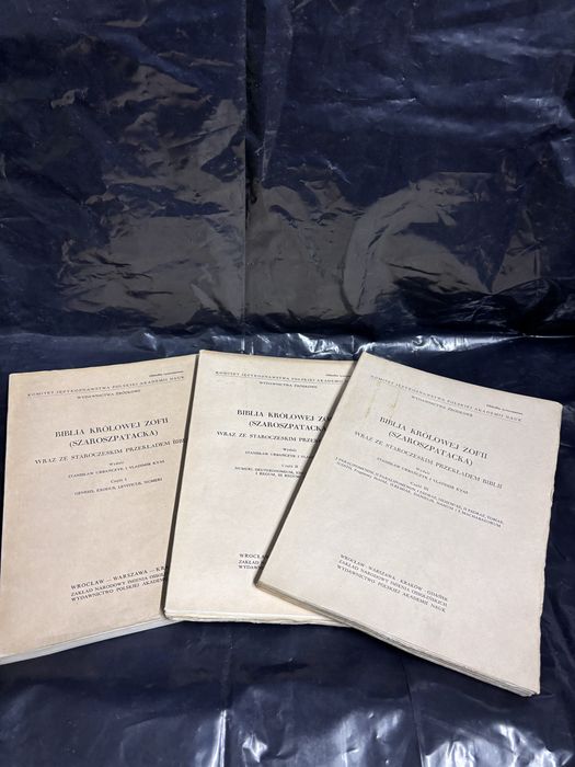 Biblia Królowej Zofii Części I, II, III