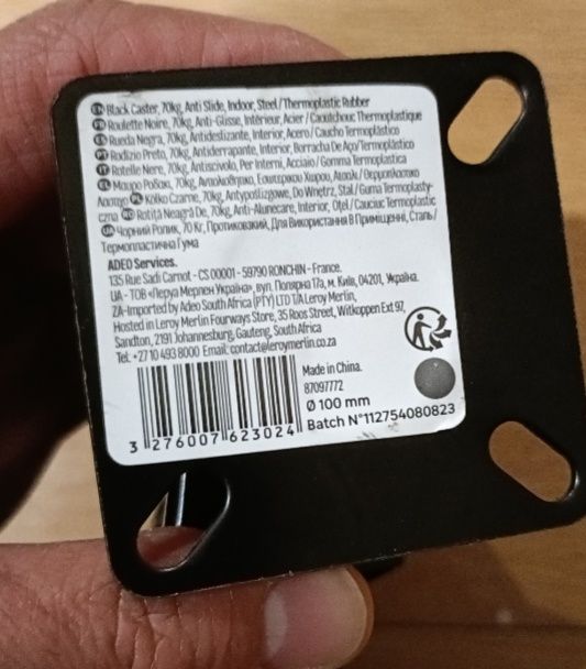 Várias Rodas/Rodízios Fixa e Giratória