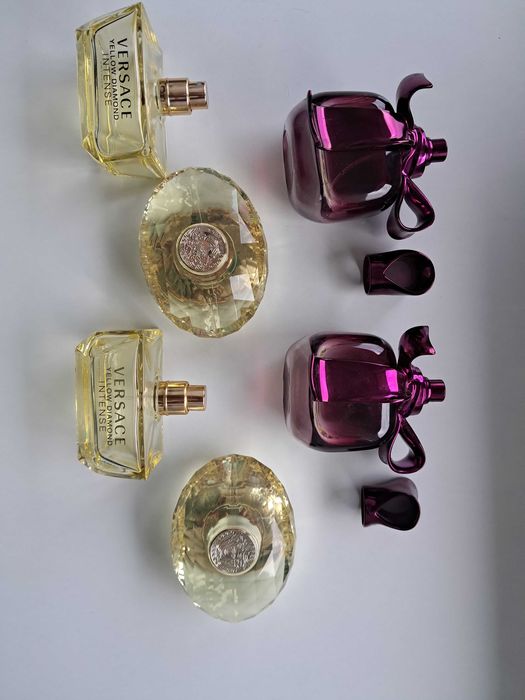 Оригінальні флакони  (пляшечки) від парфумів Versace і Nina Ricci