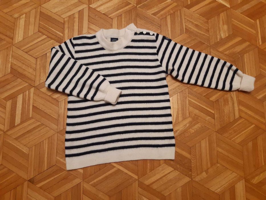 Sweter USA Marine 100% wełna
