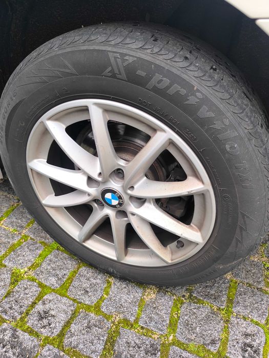 Jantes 16" BMW com pneus - Aceito trocas