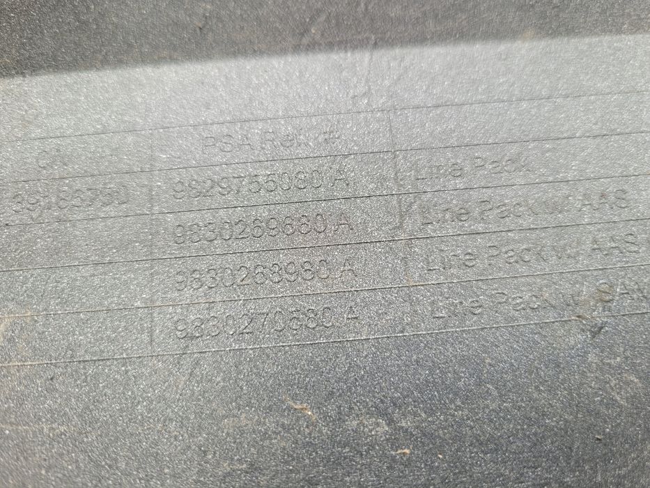 opel corsa f gs line 19- zderzak tylny tył