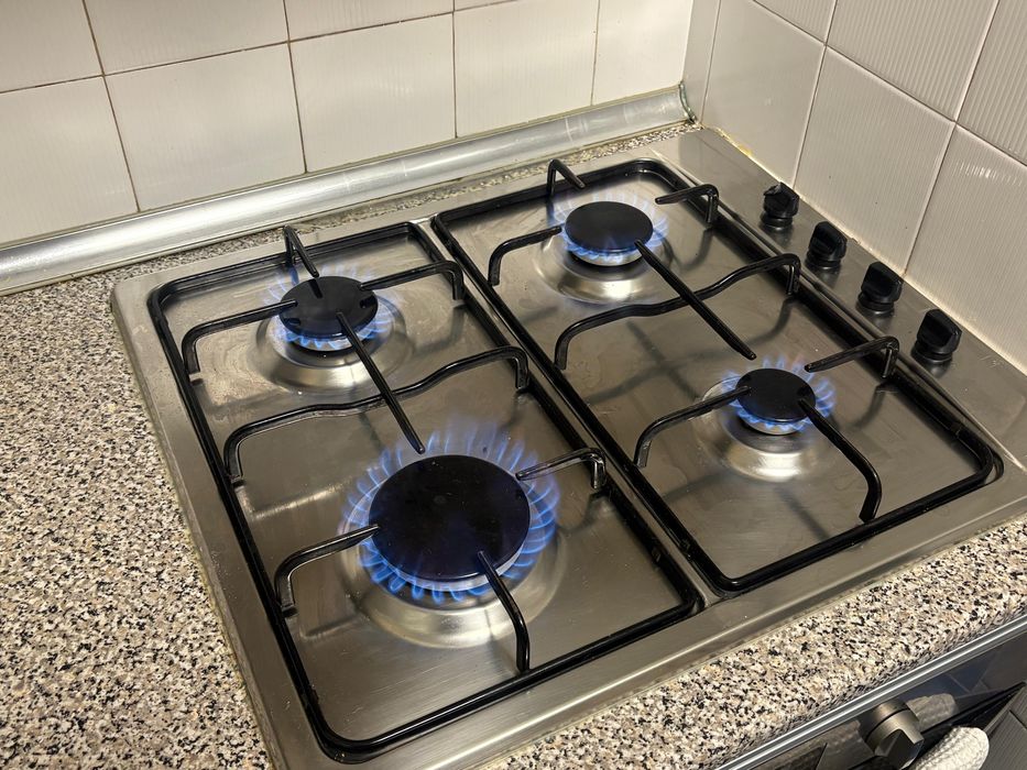 Placa de gas canalizado