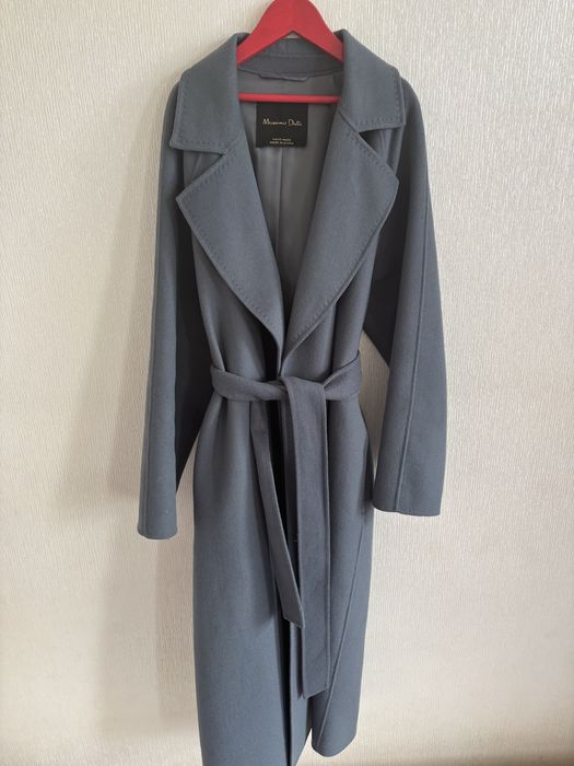 Вовняне пальто Massimo Dutti