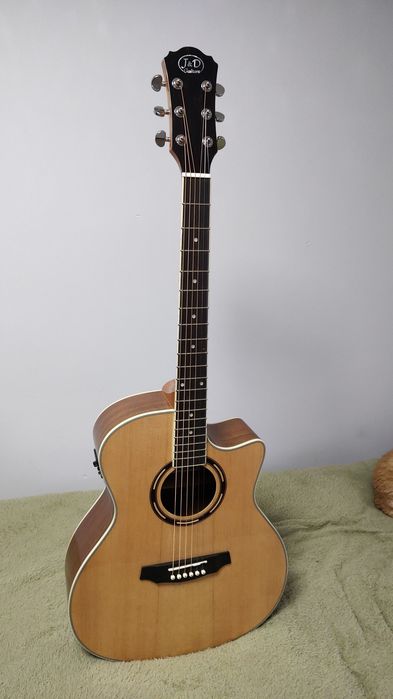 NOWA J&D AT-120SCE NL gitara elektroakustyczna Przepiękna Komfortowa !