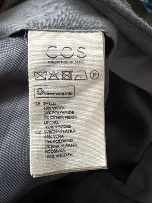 Штани брюки вовна сірі COS