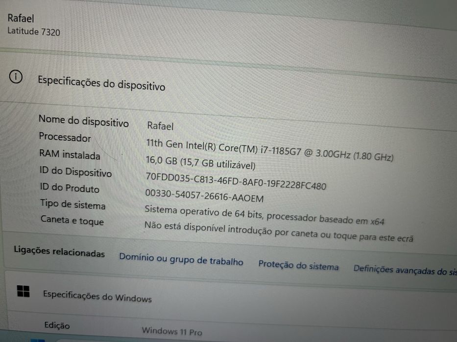 Notebook Dell I7 13 polegadas447391393718609923