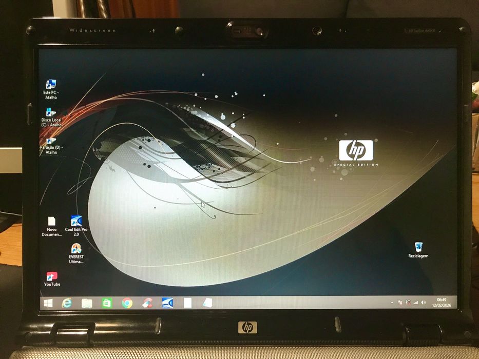 Monitor completo HP Pavilion DV6000.