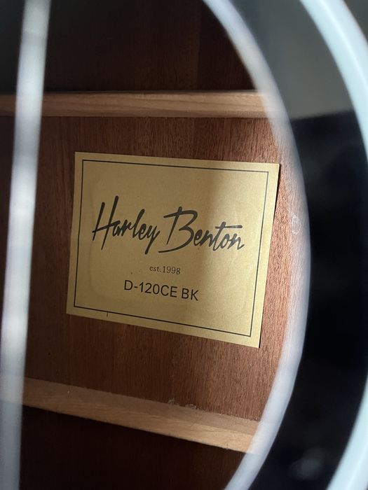 gitara elektroakustyczna Harley Benton D-120CE BK + pokrowiec