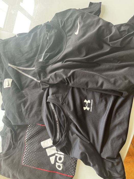 4 koszulki Nike Adidas Under amour stan bdb M/L