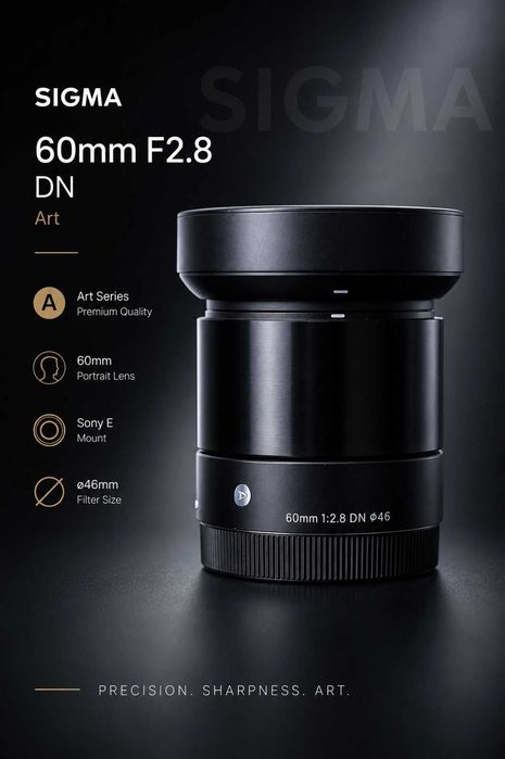 Sigma 60 mm f/2.8 DN Art | Sony E | Stan bardzo dobry | Kultowa seria Art
