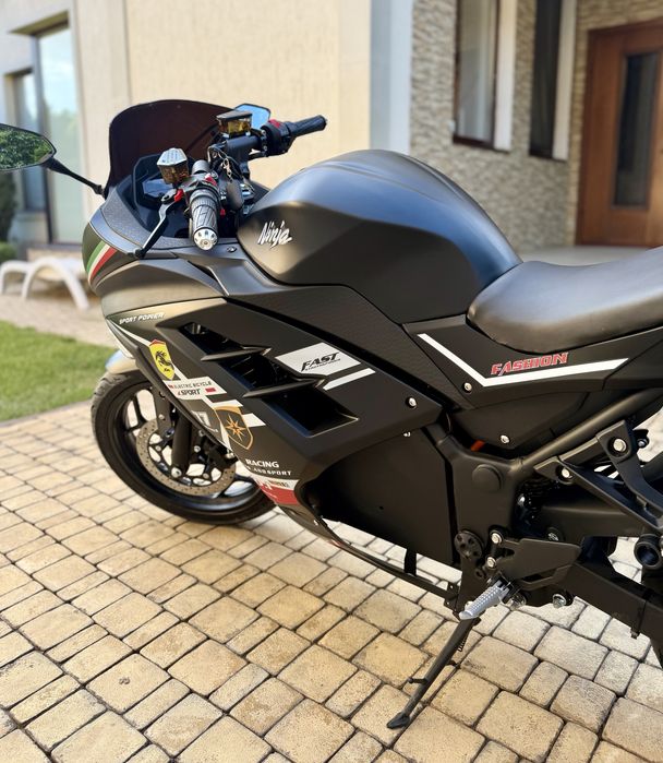 Електробайк Ninja 2990Вт, є розстрочка, гарантія, електромотоцикл, чорний