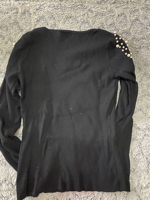 Camisola preta de malha