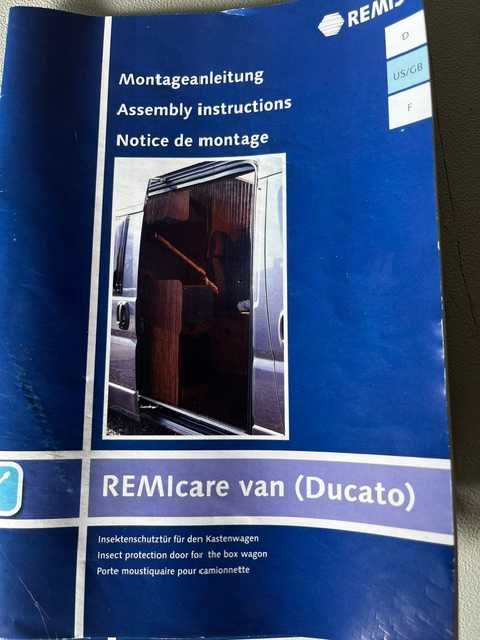 Nowa Moskitiera Drzwi REMIcare VAN – FIAT DUCATO / BOXER / JUMPER