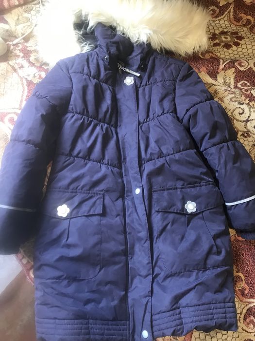 Пальто зимове лене 122