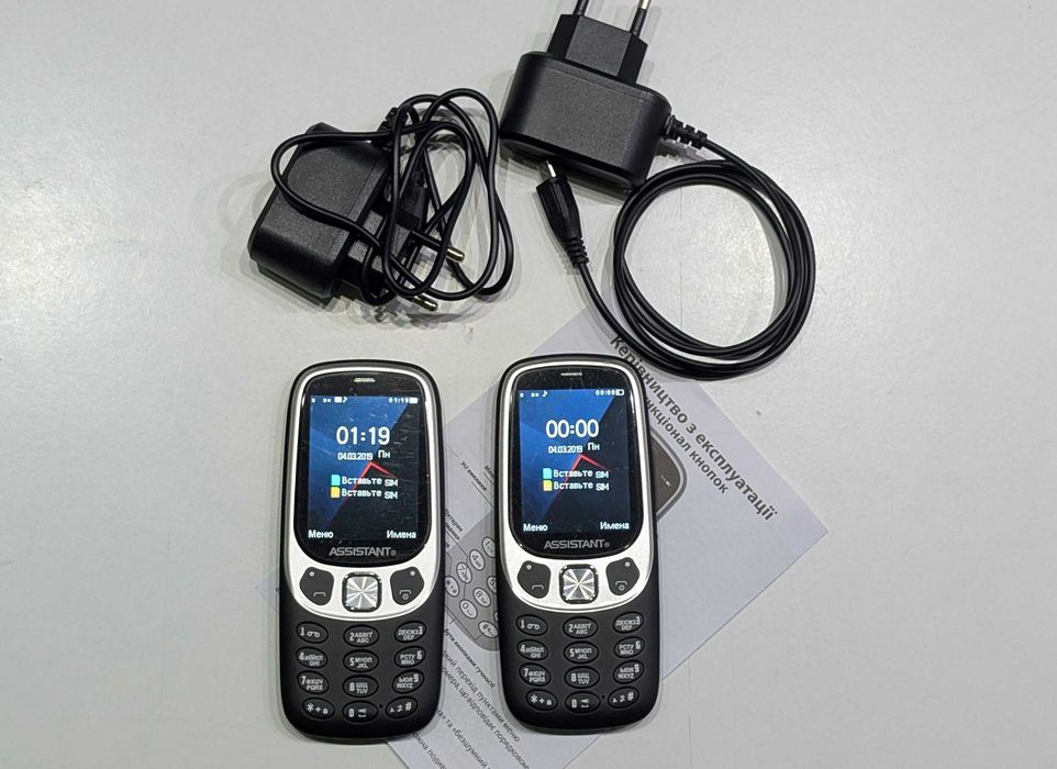 Assistant AS-203/Assistant AS-204 (2 sim) телефоны (новые)