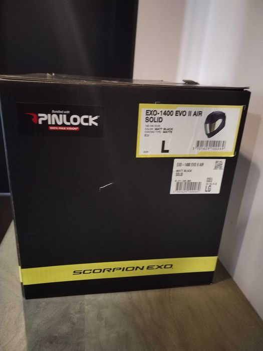 Capacete Scorpion EXO-1400 Preto Matte NOVO