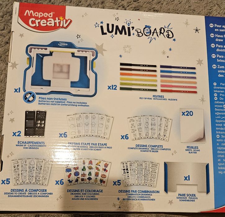 Tablica podświetlana do rysowania Lumi board