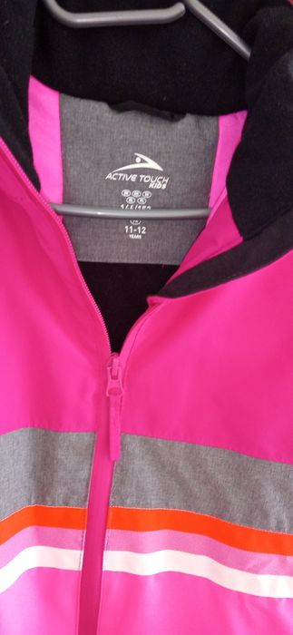 Różowa kurtka dziewczęca 146 - 152cm 11 lat