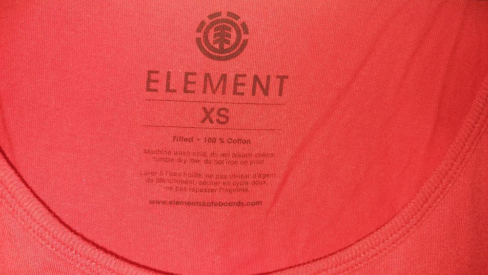 T-shirt manga cava Elemente XS