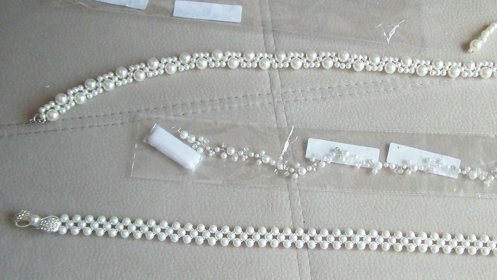 Cintos de pérolas para vestido de noiva ou de cerimónia (NOVOS)