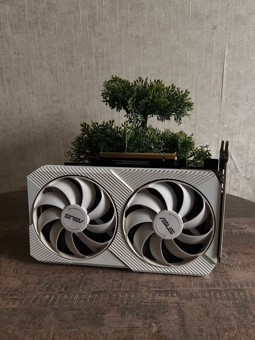 Видеокарта rtx 3060 8gb asus white