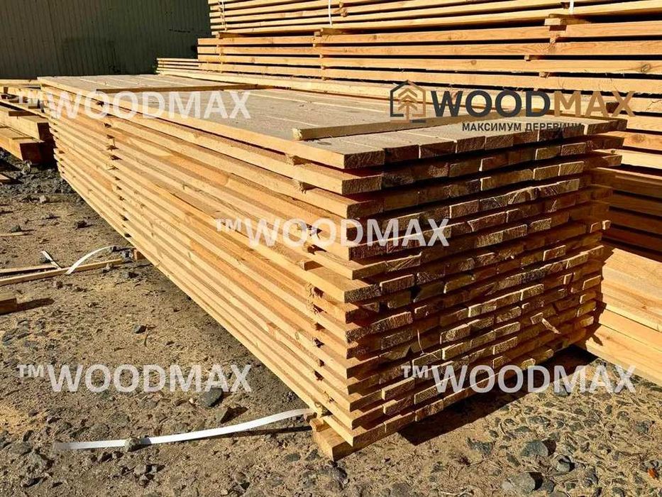 Пиломатеріали, брус, рейка, обрізна дошка 30х200х4 з доставкою